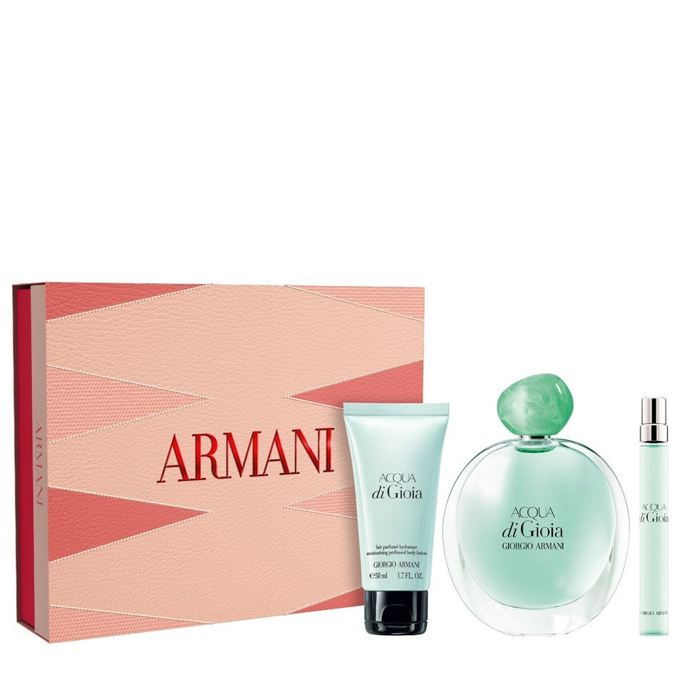 Giorgio Armani Acqua di Gioia Eau De Parfum 3 PC Gift Set For Women