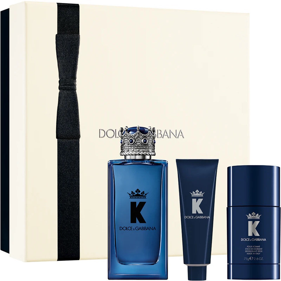 K by Dolce and Gabbana for Men - 3 Pc Eau de Parfum Gift Set