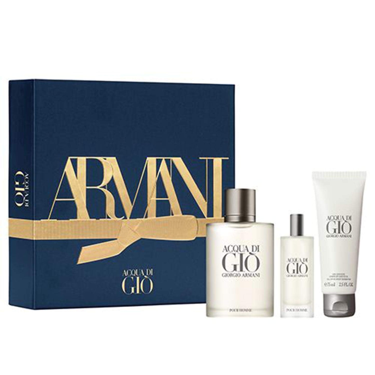 Giorgio Armani Acqua Di Gio For Men Eau De Toilette 3PC Gift Set