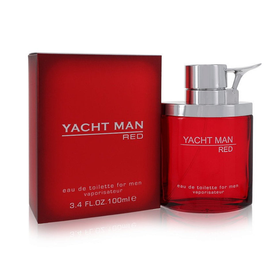 3.4 oz Mens Yacht Man Red Eau De Toilette Spray