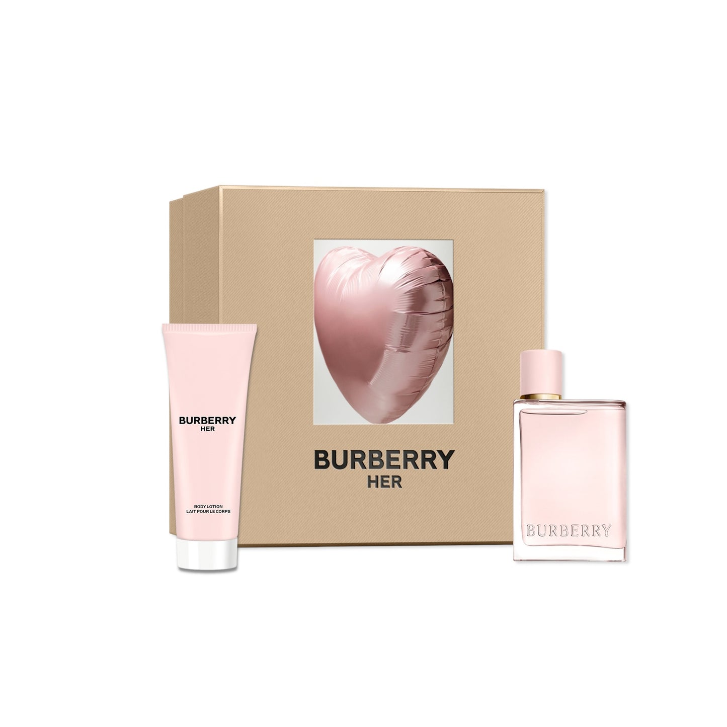 Burberry Her 2PC Gift Set for Women EDP Spray 1.6 oz + Body Lotion 2.5 oz