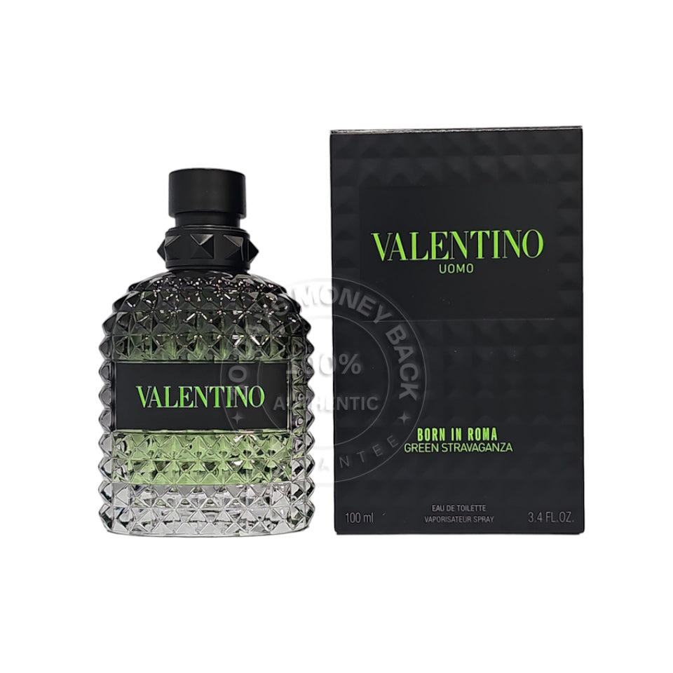 Valentino Uomo Born In Roma Green Stravaganza Edt Spray 3.4 oz / 100 ml For Men