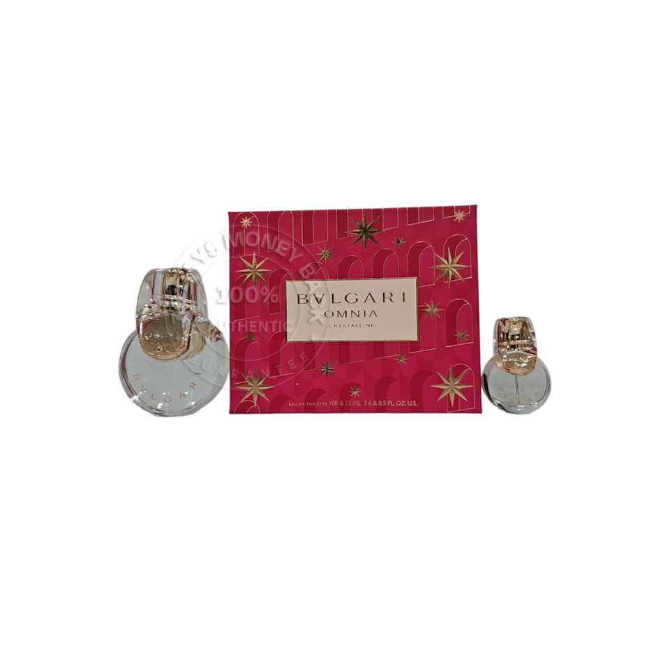 Bvlgari Omnia Crystalline 2-PCS Gift Set EDT Spray For Women