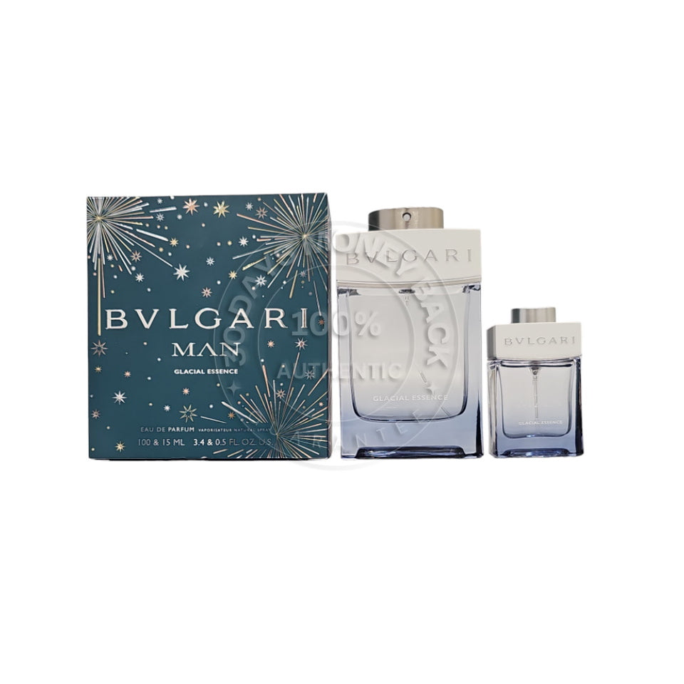 Bvlgari Man Glacial Essence Eau de Parfum 2PCS Gift Set For Men