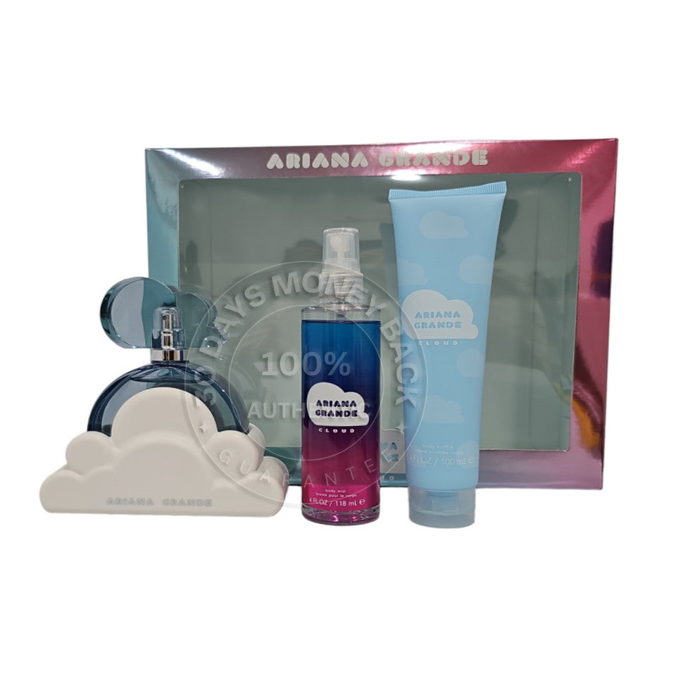 Ariana Grande Cloud 3 Pc Eau De Parfum Gift Set For Women