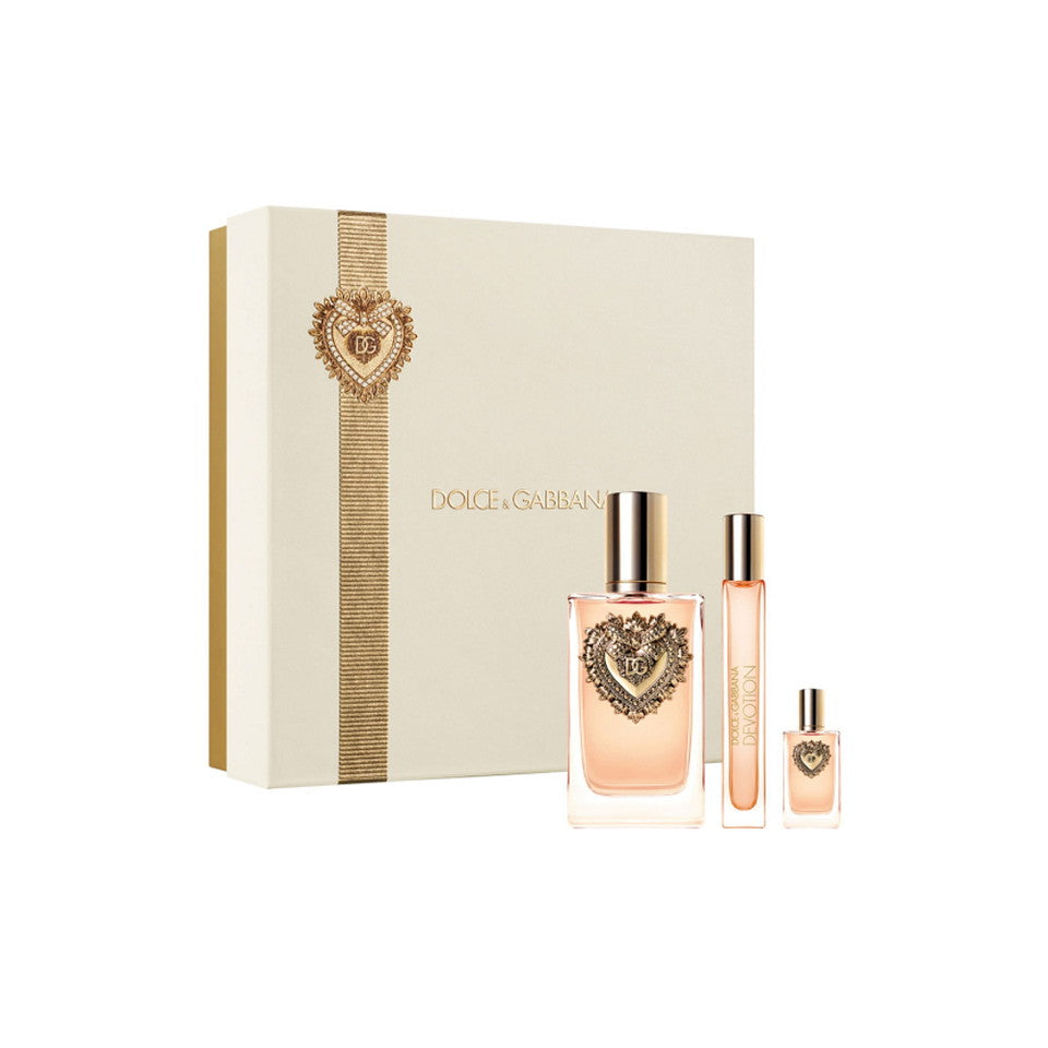 Dolce & Gabbana Devotion 3 Piece Eau De Parfum Gift Set For Women (New)