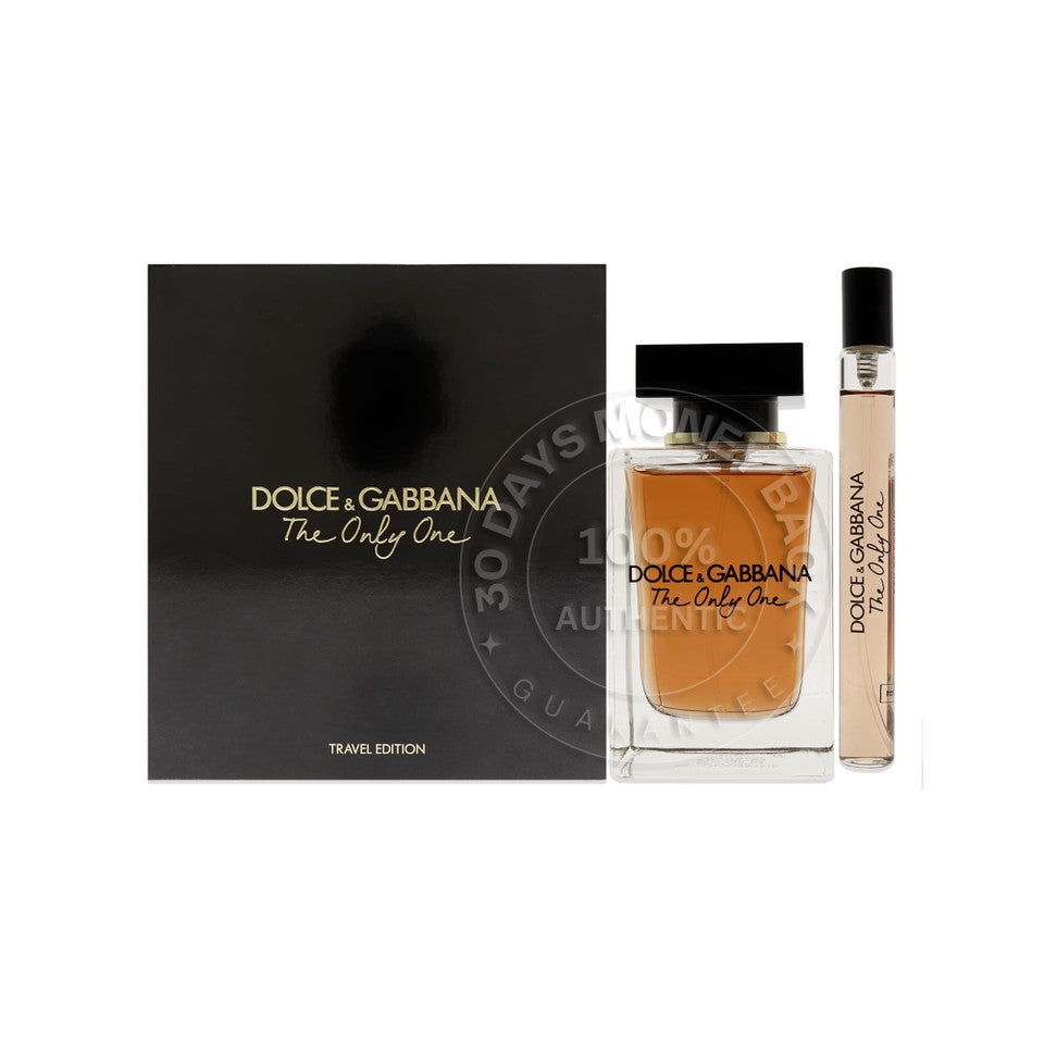 The Only One By Dolce & Gabbana 2 Pc Eau De Parfum Gift Set Women 3.3 oz + 0.33 oz Spray