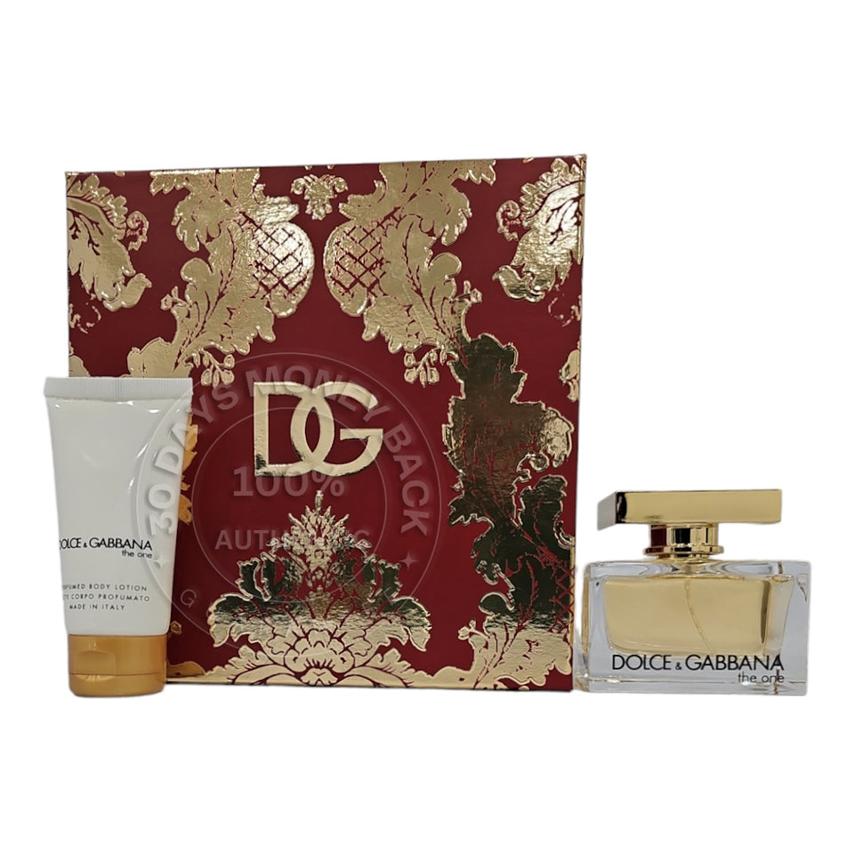 Dolce & Gabbana The One 2 Pc Women Gift Set (2.5 oz EDP & 1.7 oz Body Lotion)