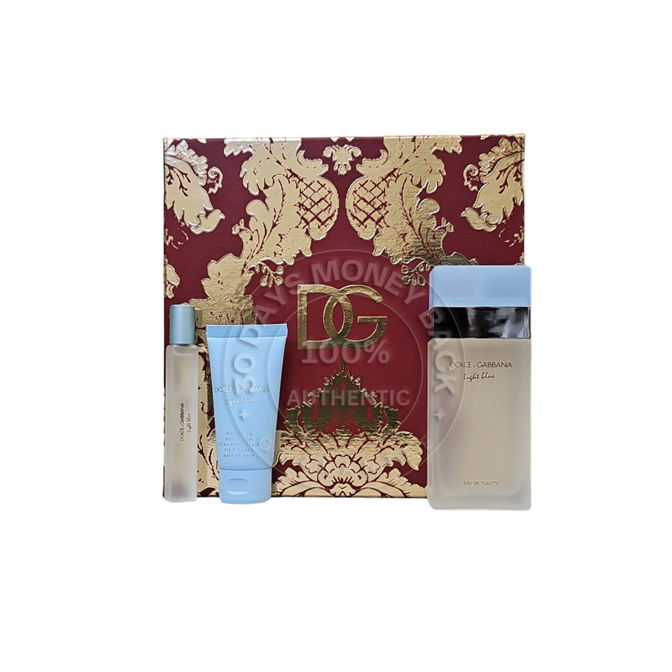 Dolce & Gabbana Light Blue 3 Pc Gift Set For Women