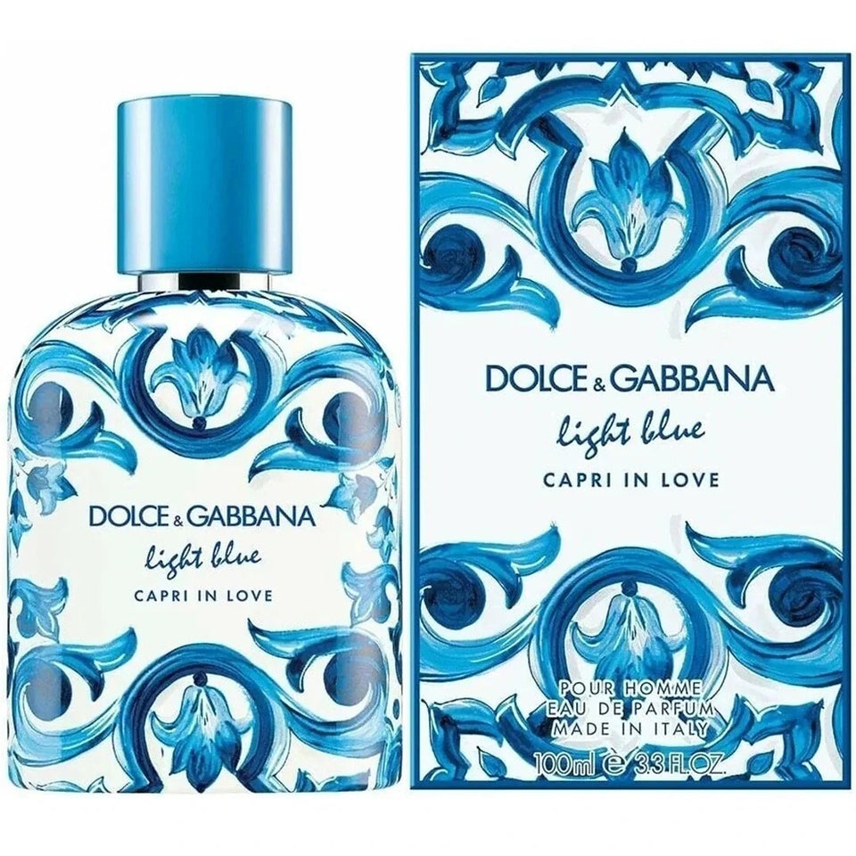 Dolce & Gabbana LIGHT BLUE CAPRI IN LOVE 3.3 oz / 100 ml EDP *Not Sealed*