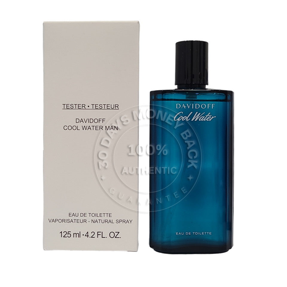 Davidoff Cool Water Eau De Toilette 4.2 oz / 125 ml For Men (As shown)