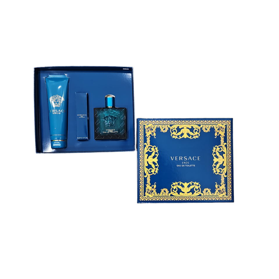 Versace Eros Eau de Toilette 3PCS Gift Set