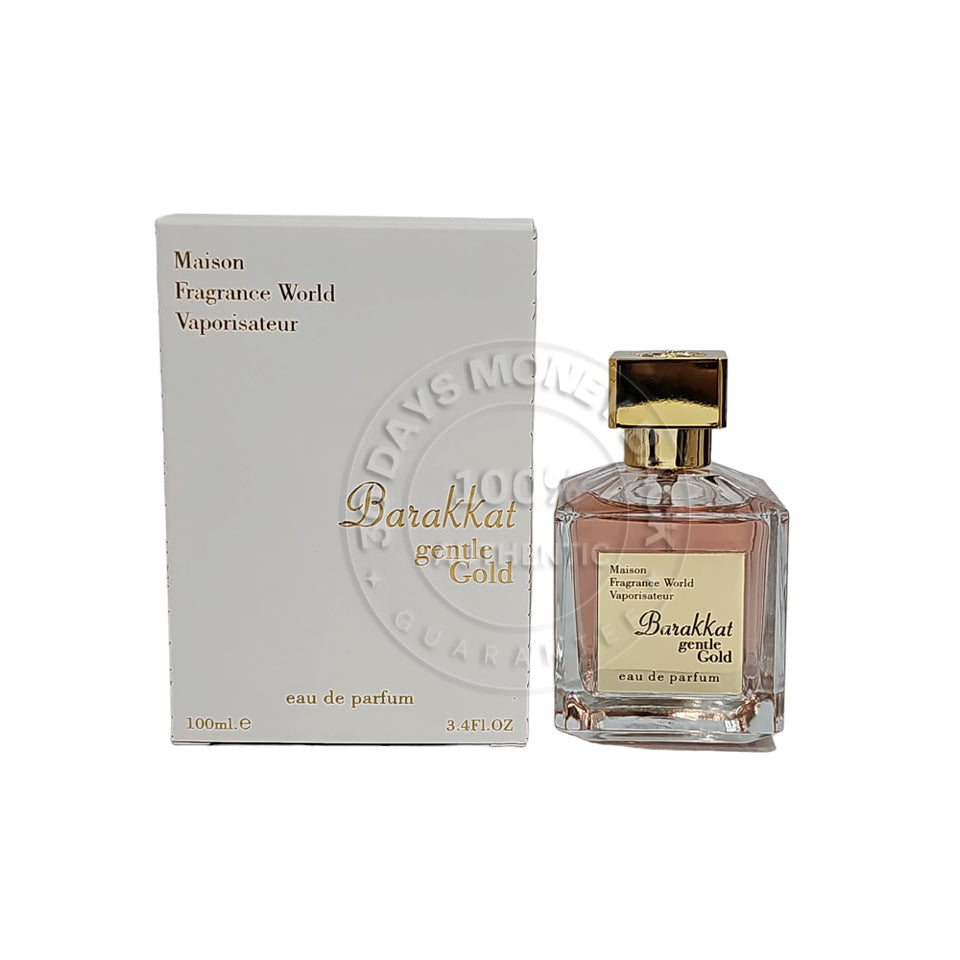 Barakkat Gentle Gold By Fragrance World Eau De Parfum 100 ml / 3.4 oz Unisex Spray
