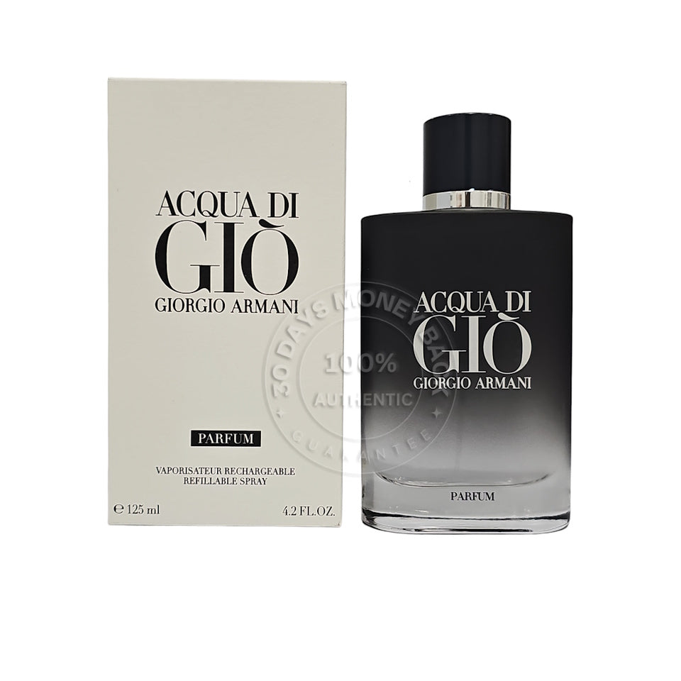 Giorgio Armani Acqua Di Gio Parfum 4.2 oz / 125 ml Refillable Spray For Men