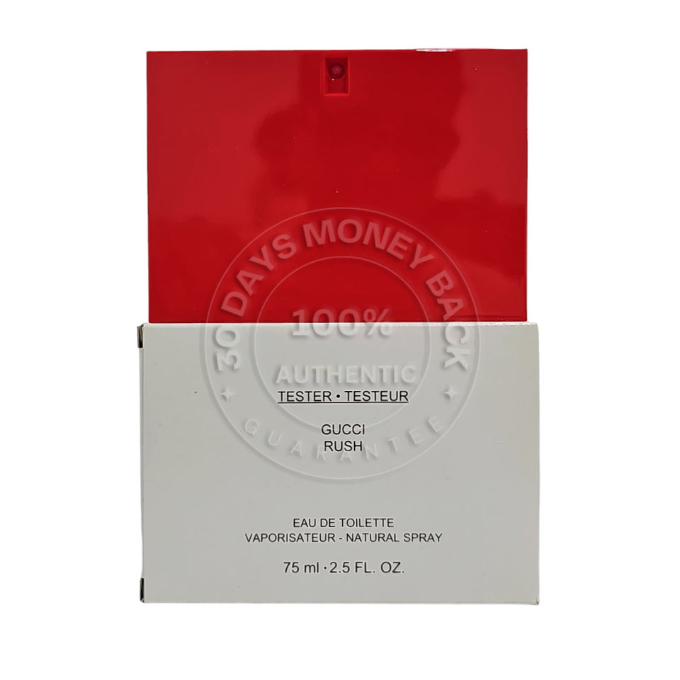 Gucci Rush Eau De Toilette 2.5 oz / 75 ml Spray For Women - White Box