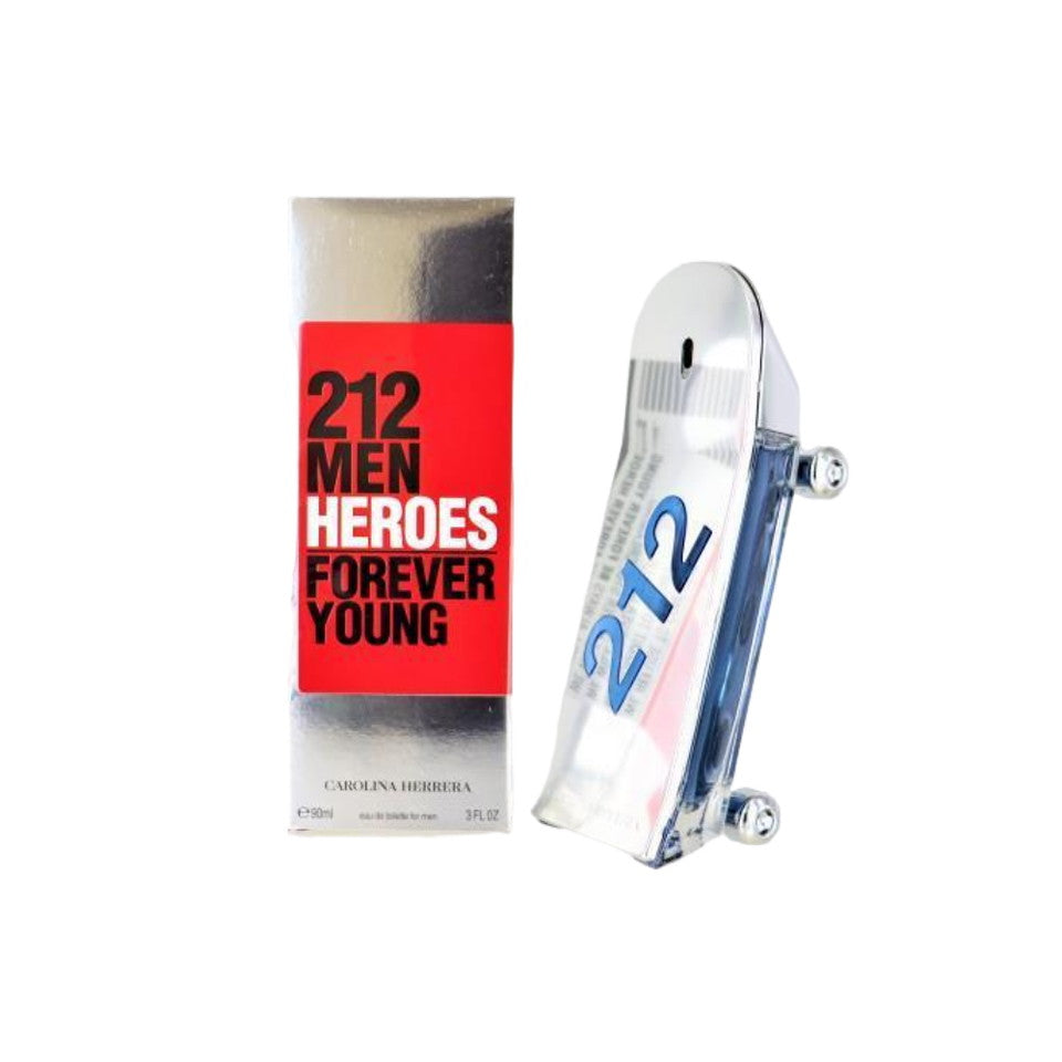 212 Men Heroes Forever Young 3 oz / 90 ml Eau De Toilette Carolina Hererra