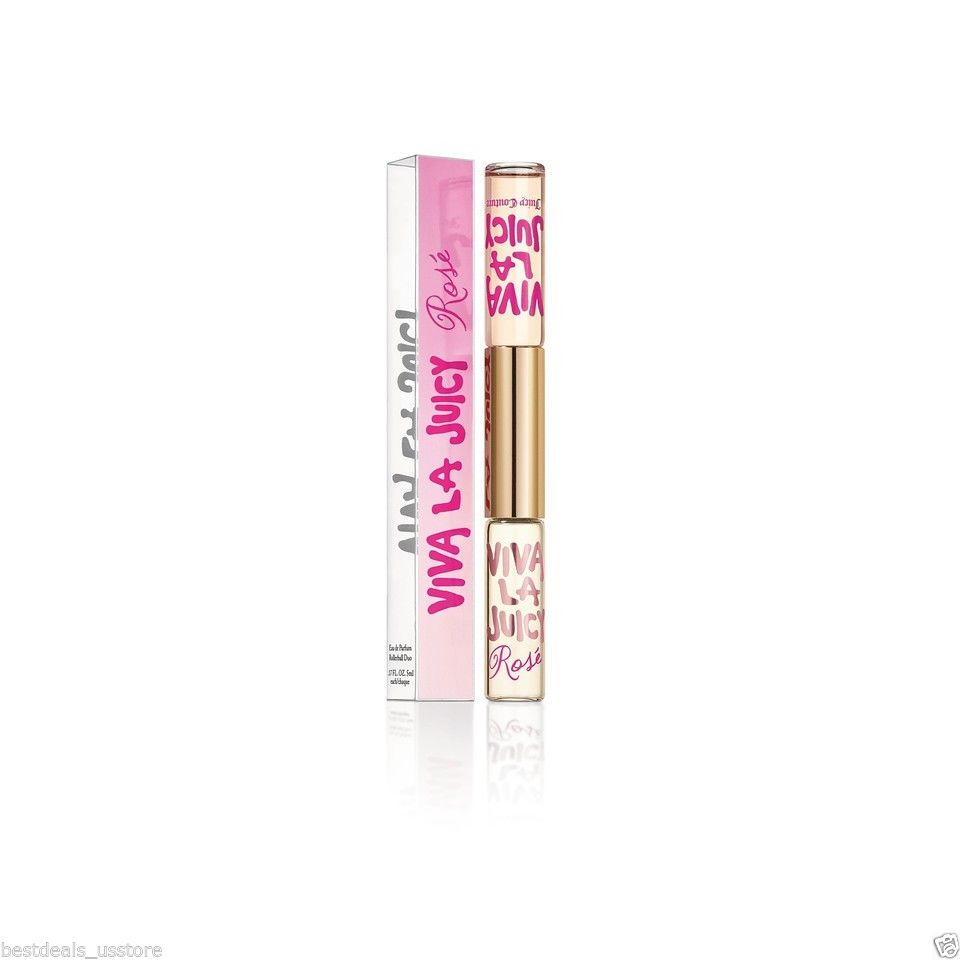 Viva La Juicy Rose 0.17 oz Eau De Parfum Rollerball Duo Roll-on
