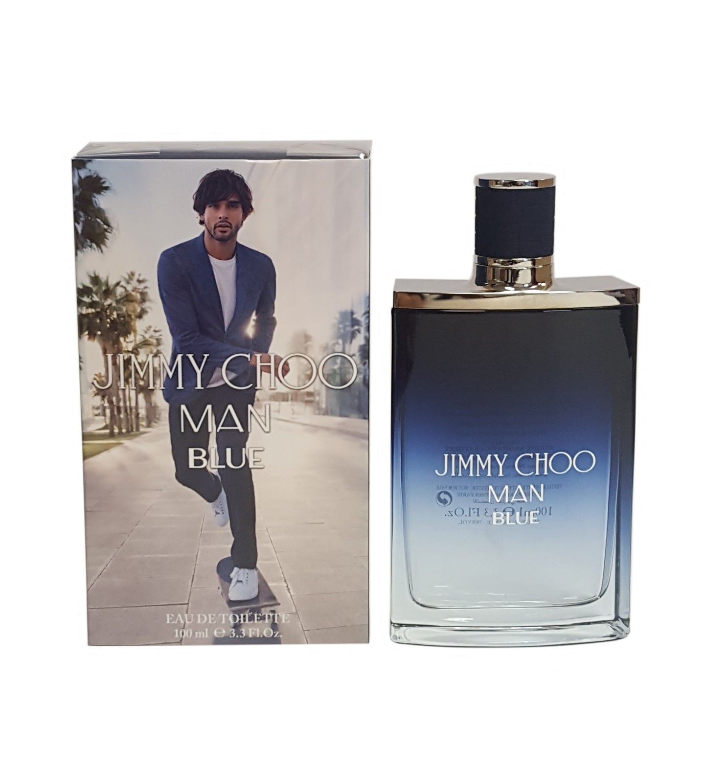 Jimmy Choo Man Blue Eau De Toilette 3.3 oz / 100 ml For Men