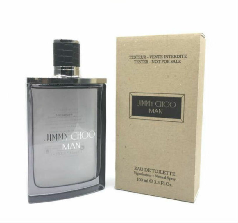 Jimmy Choo Man Eau de Toilette 3.3 oz / 100 ml For Men - BROWN BOX