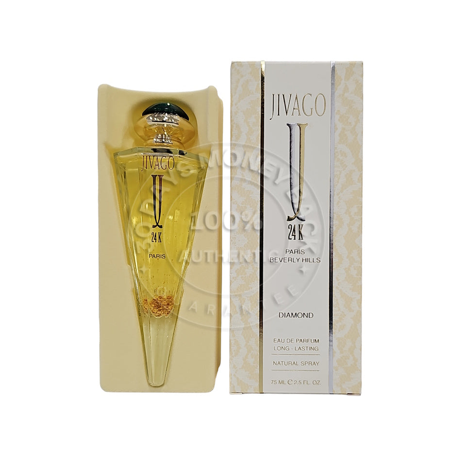Jivago 24K Diamond Eau De Parfum 2.5 oz / 75 ml Women's Spray