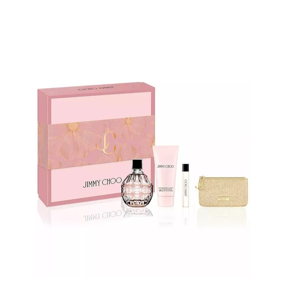 Jimmy Choo Ladies 4 PCS Eau De Parfum Gift Set