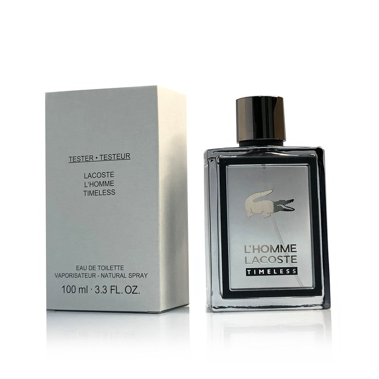 L'Homme Timeless by Lacoste EDT (Tester) 3.3 oz / 100 ml Spray For Men