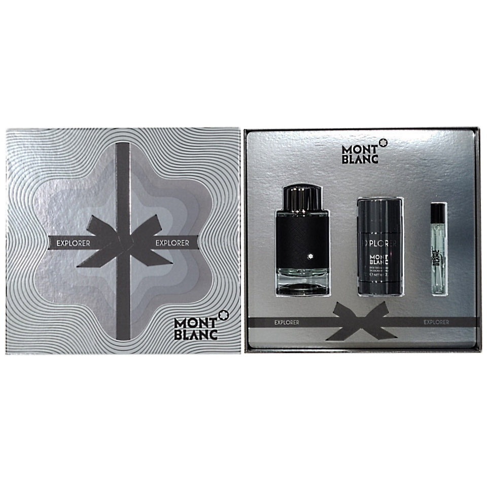 Explorer by Mont Blanc, 3 Piece Gift Set for Men