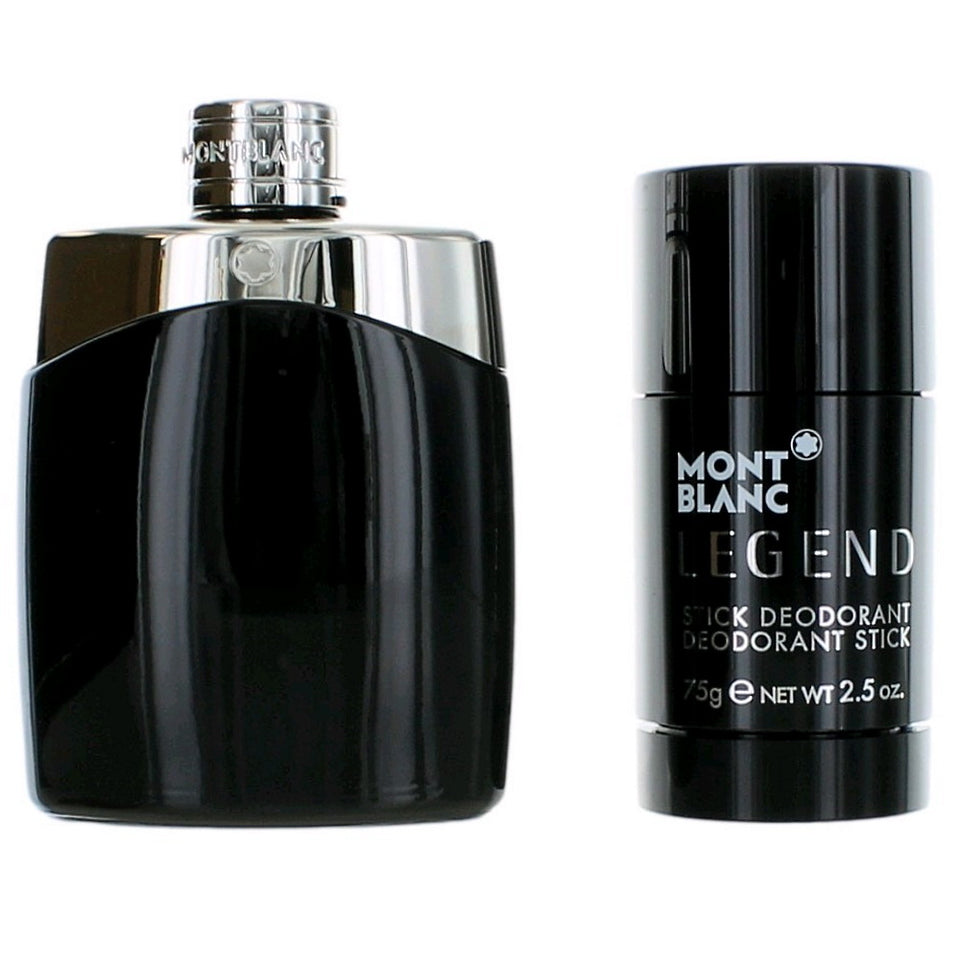 Mont Blanc Legend Eau de Toilette 2PCS Gift Set For Men