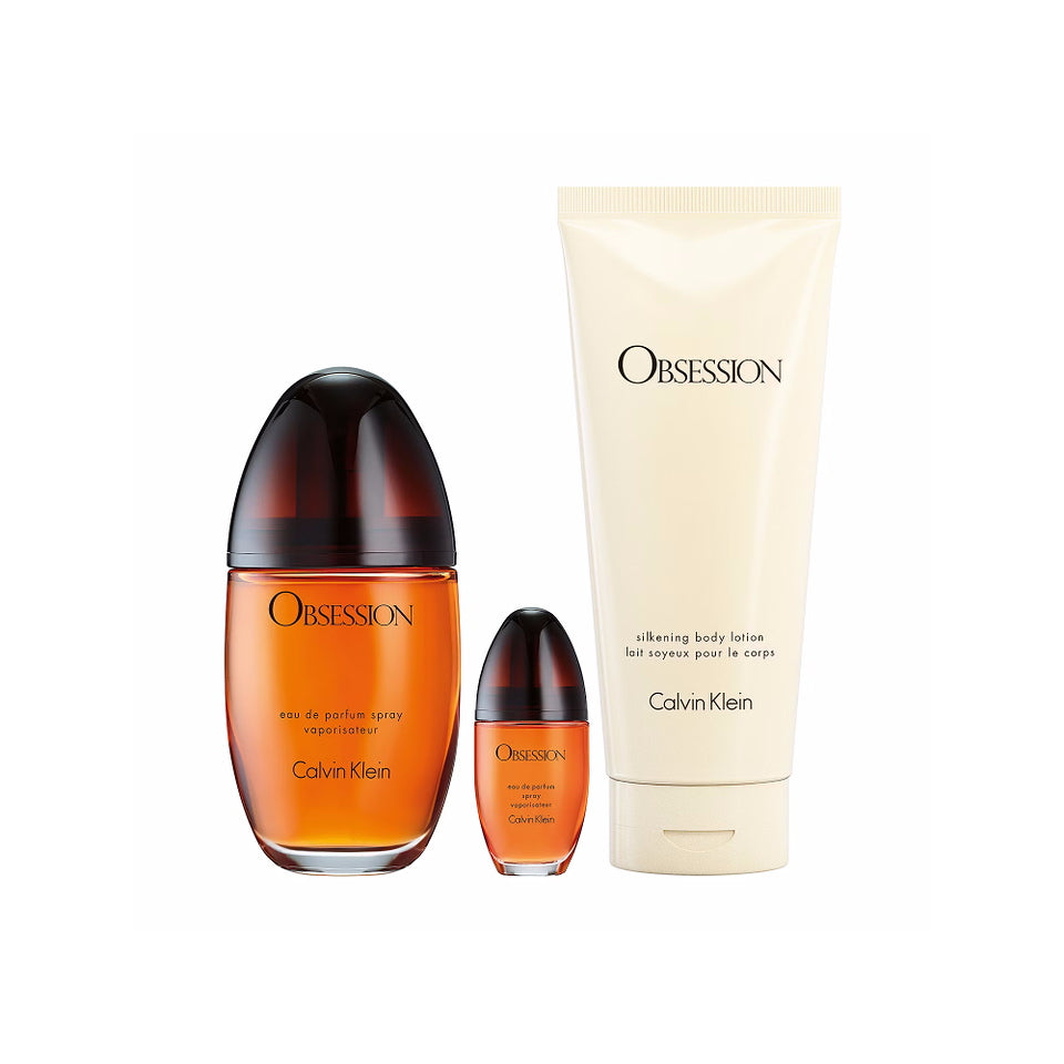 Calvin Klein Obsession 3 Piece Gift Set For Women