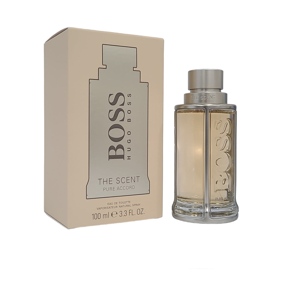 Boss The Scent Pure Accord by Hugo Boss EDT Spray 3.3 oz / 100 ml for Men