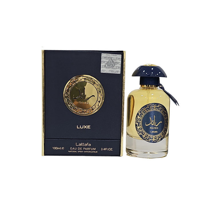 Lattafa Ra'ed Gold Luxe for Unisex Eau de Parfum Spray, 3.4 Ounce