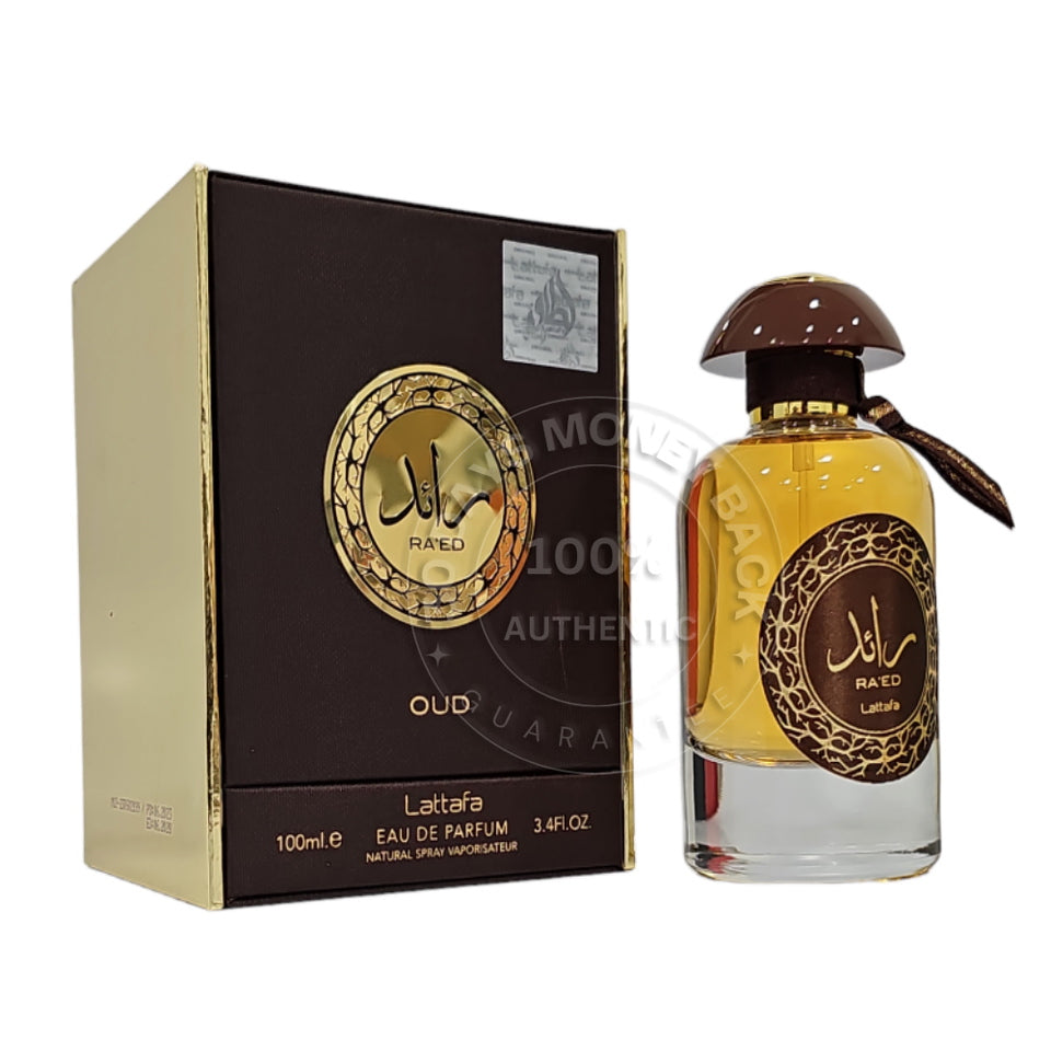 Raed Oud Perfume By Lattafa Eau De Parfum Spray 3.4 oz / 100 ml For Unisex