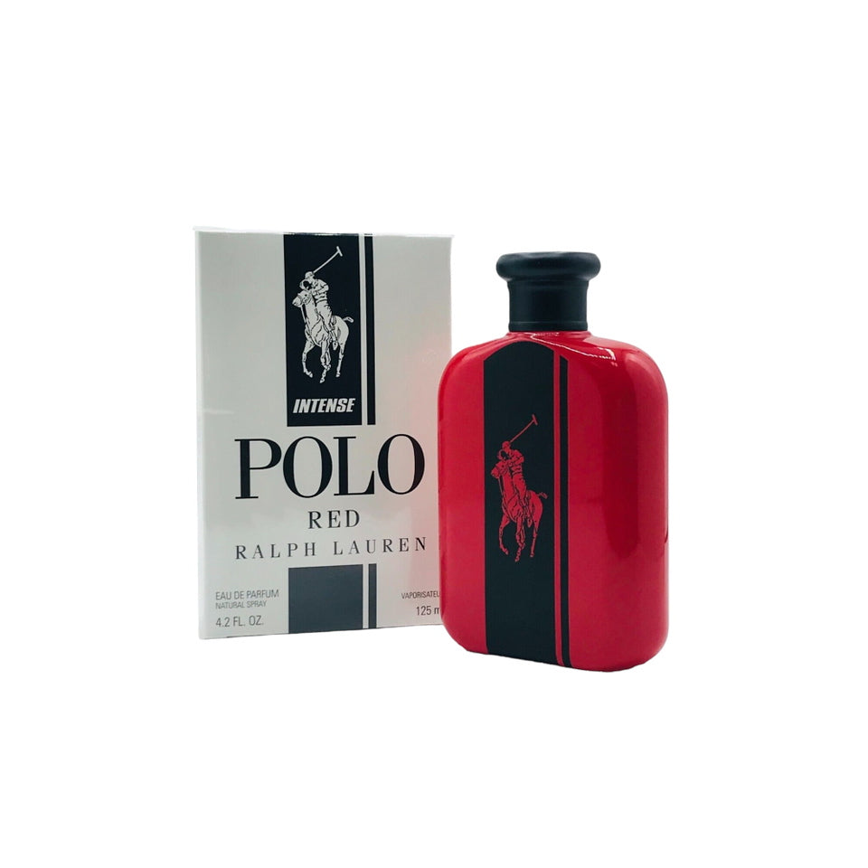 Ralph Lauren Polo Red Intense EDP Spray 4.2 oz / 125 ml Men Spray - White Box (As shown)