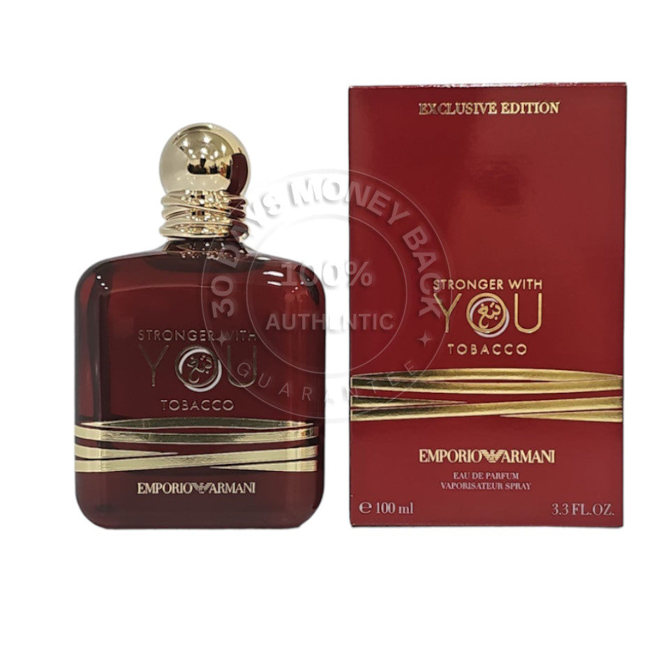 Giorgio Armani Stronger With You Tobacco EDP 3.3 oz / 100 ml Unisex Fragrance