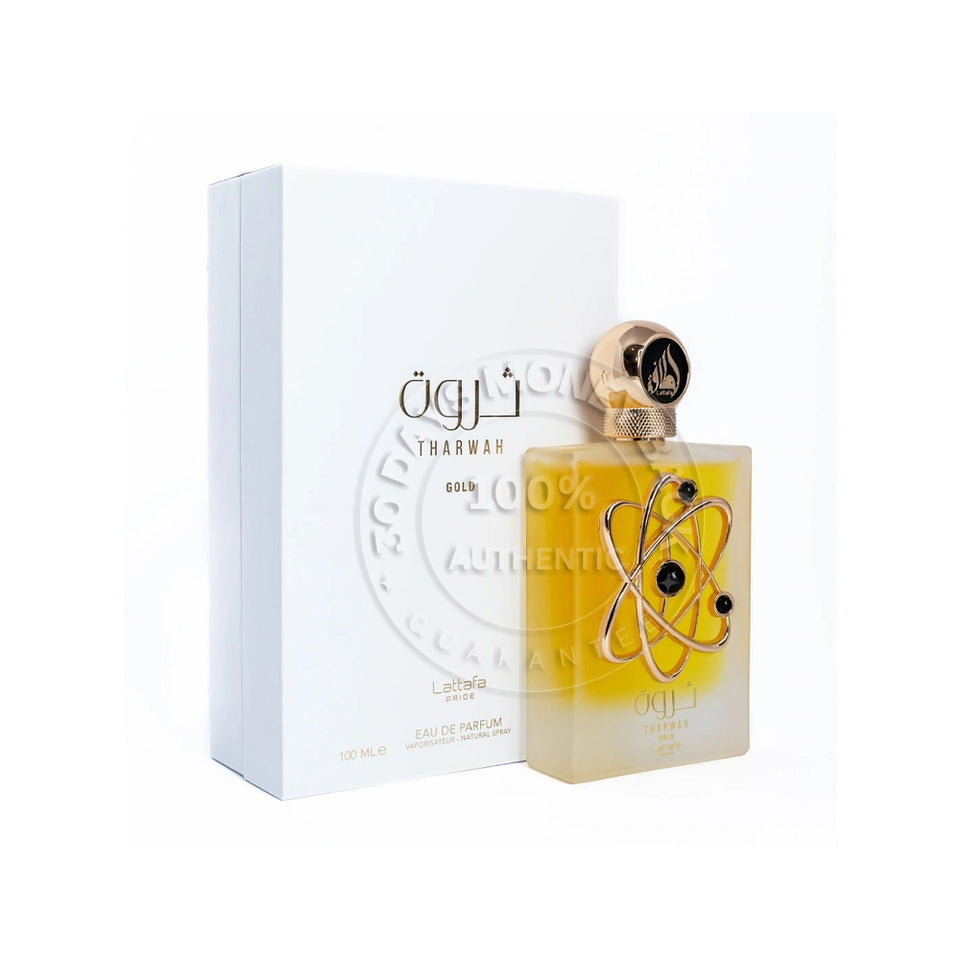 Tharwah Gold by Lattafa EDP 3.4 oz / 100 ml Spray for Unisex