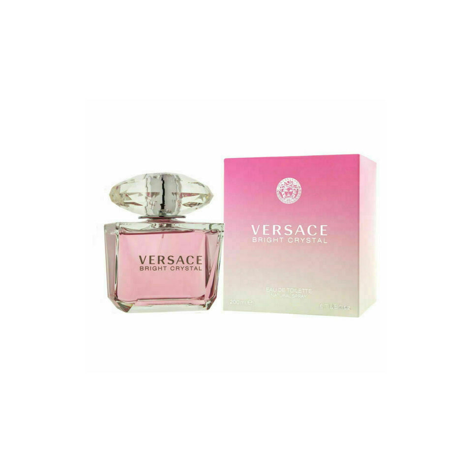 Versace Bright Crystal Eau De Toilette 6.7 oz/ 200 ml Spray For Women