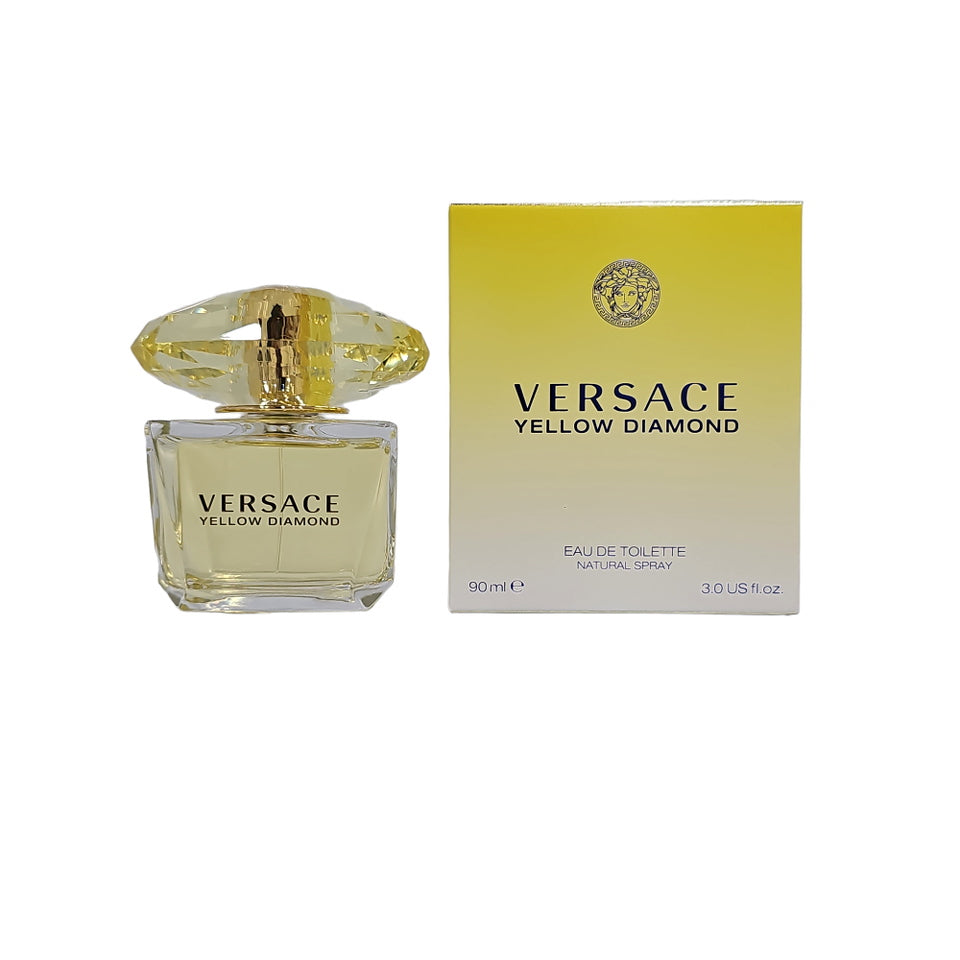 Versace Yellow Diamond 3.0 oz / 90 ml Eau De Toilette For Women (Not Sealed)