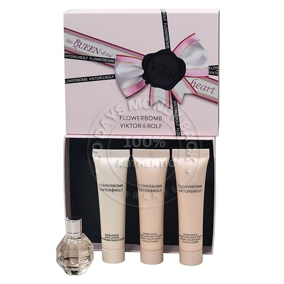 Viktor & Rolf Flowerbomb 4 Pcs Mini Set Eau De Parfum For Women
