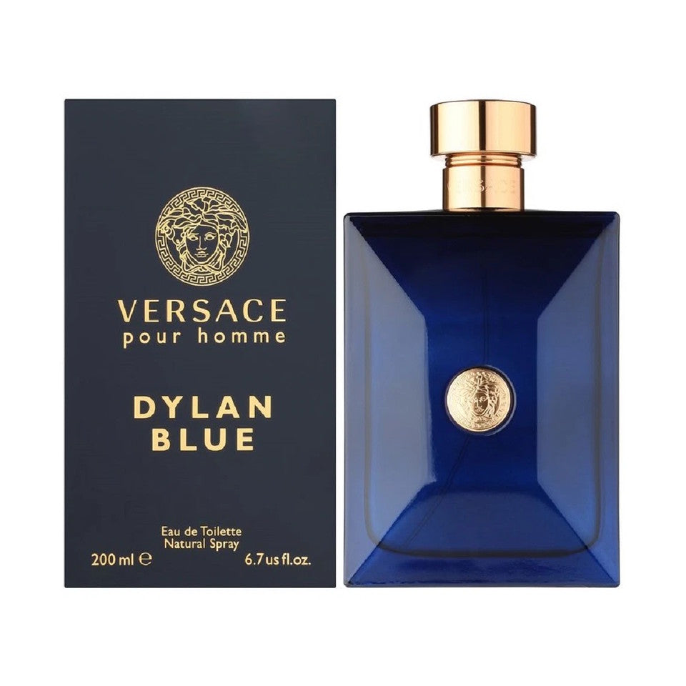 Versace Dylan Blue Pour Homme For Men EDT 6.7 oz / 200 ml *Not Sealed*