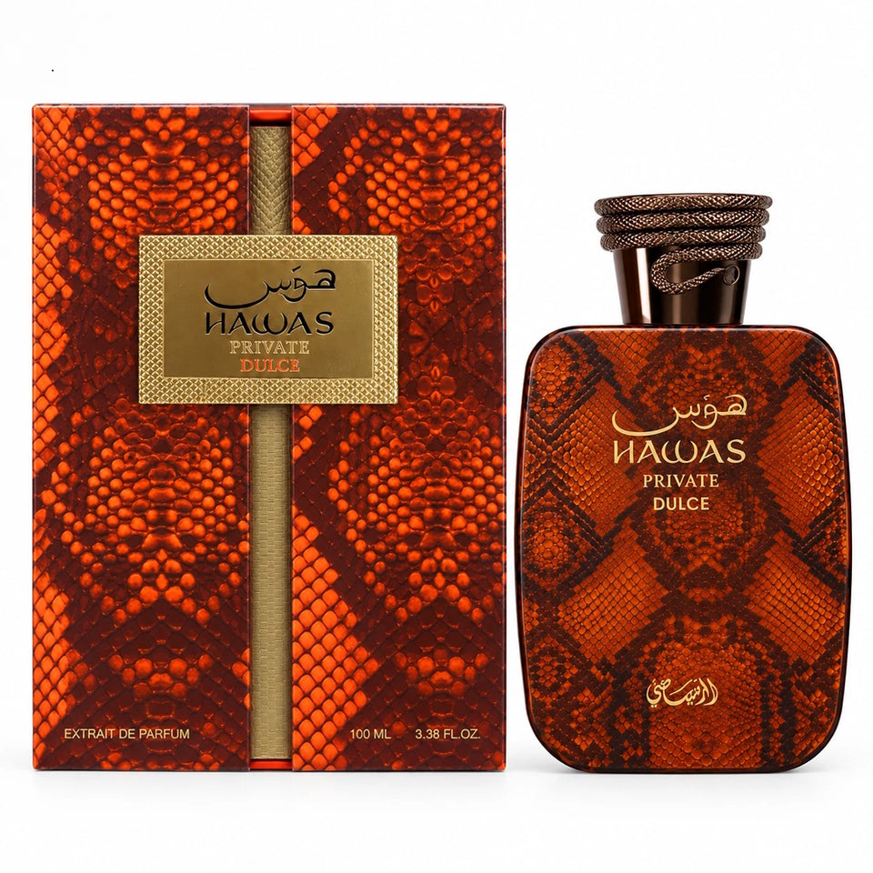 Rasasi Hawas Private Dulse Extrait De Parfum 3.3 oz / 100 ml Unisex Spray