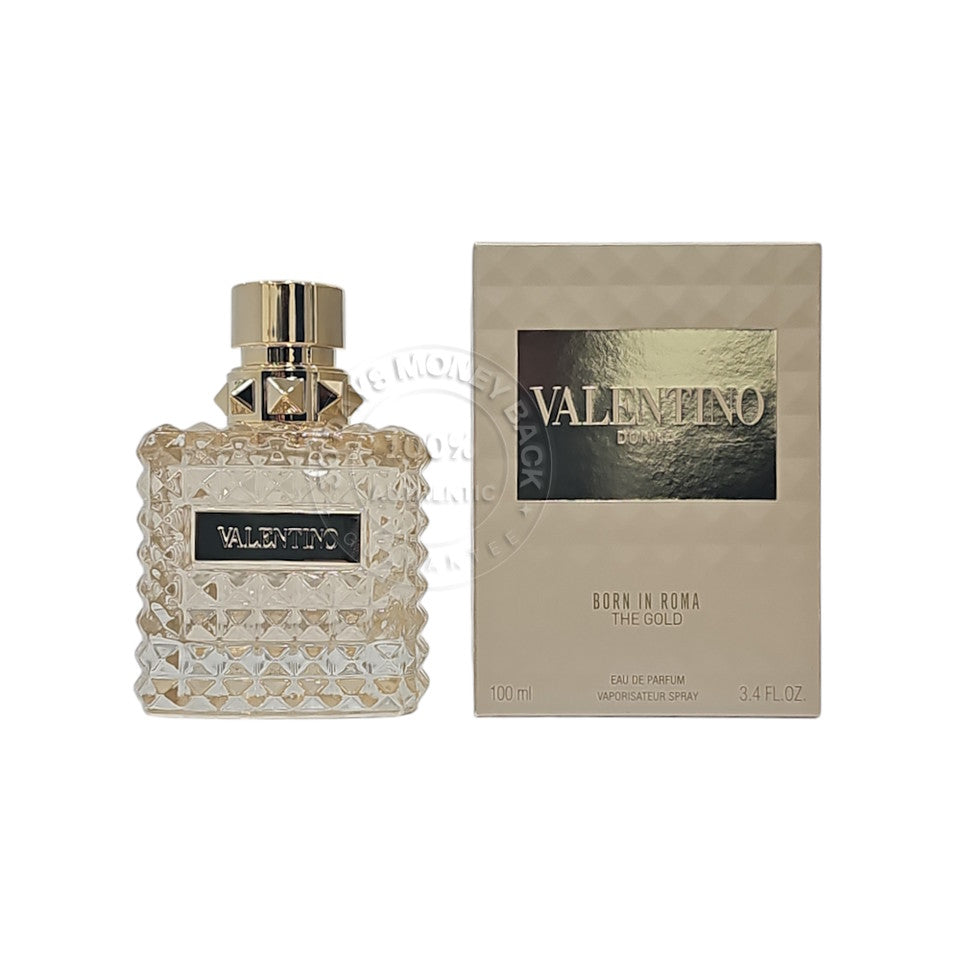 Valentino Donna Born In Roma The Gold EDP 3.4 oz / 100 ml Spray For Women