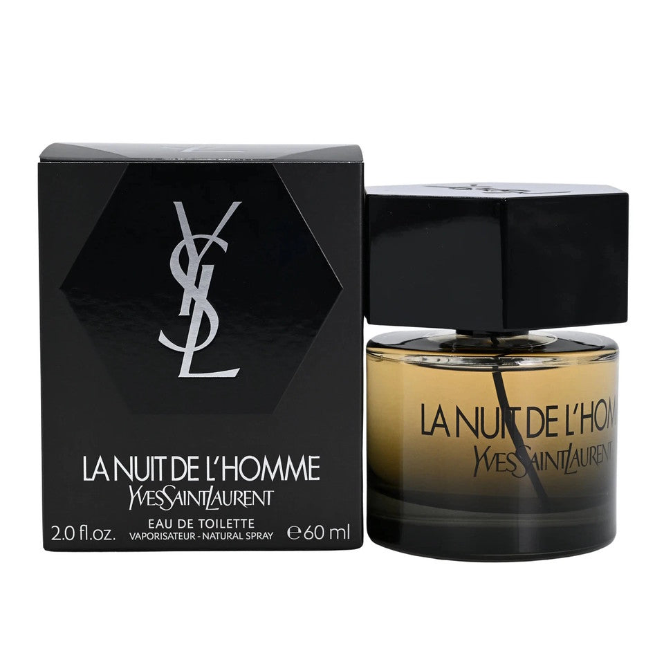 Yves Saint Laurent La Nuit De L'Homme 2 oz / 60 ml Eau De Toilette Spray