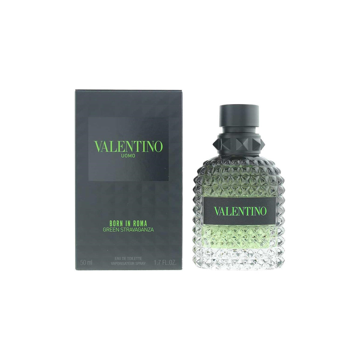 Valentino Uomo Born In Roma Green Stravaganza Edt Spray 1.7 oz / 60 ml For Men