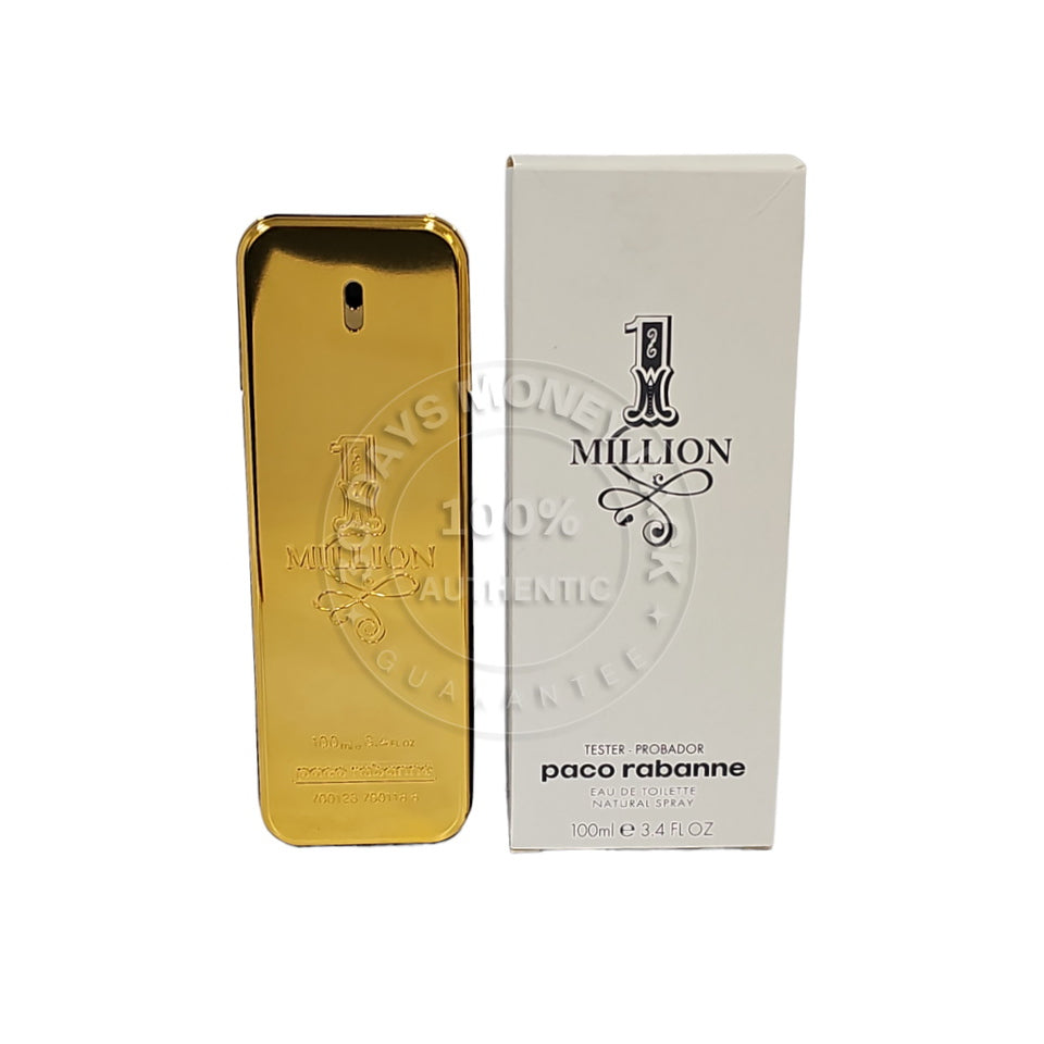 Paco Rabanne 1 million EDT  3.4 oz / 100 ml Spray for Men - (White Box)