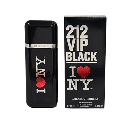 Carolina Herrera 212 VIP Black I Love NY Limited Edition EDP  3.4 oz Men Spray