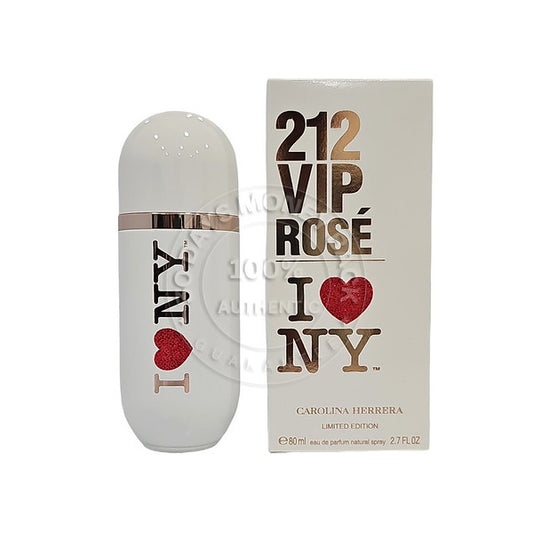 Carolina Herrera 212 VIP Rose I Love NY Limited Edition EDP 2.7 oz / 80 ml Men Spray