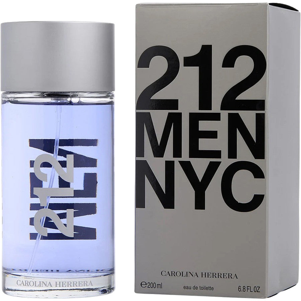 Carolina Herrera 212 Men NYC Eau de Toilette 6.8 oz / 200 ml Men's Spray (Unsealed)