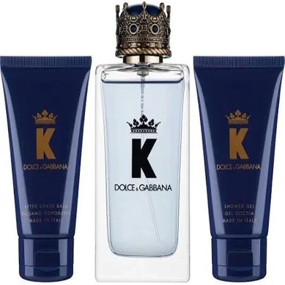 Dolce and Gabbana K (King) 3 pc EDT Gift Set