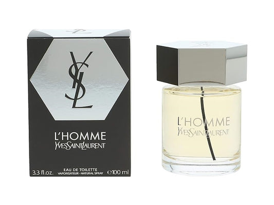 YSL  L'Homme 3.3 oz / 100 ml Eau de Toilette Spray For Men (Unsealed)