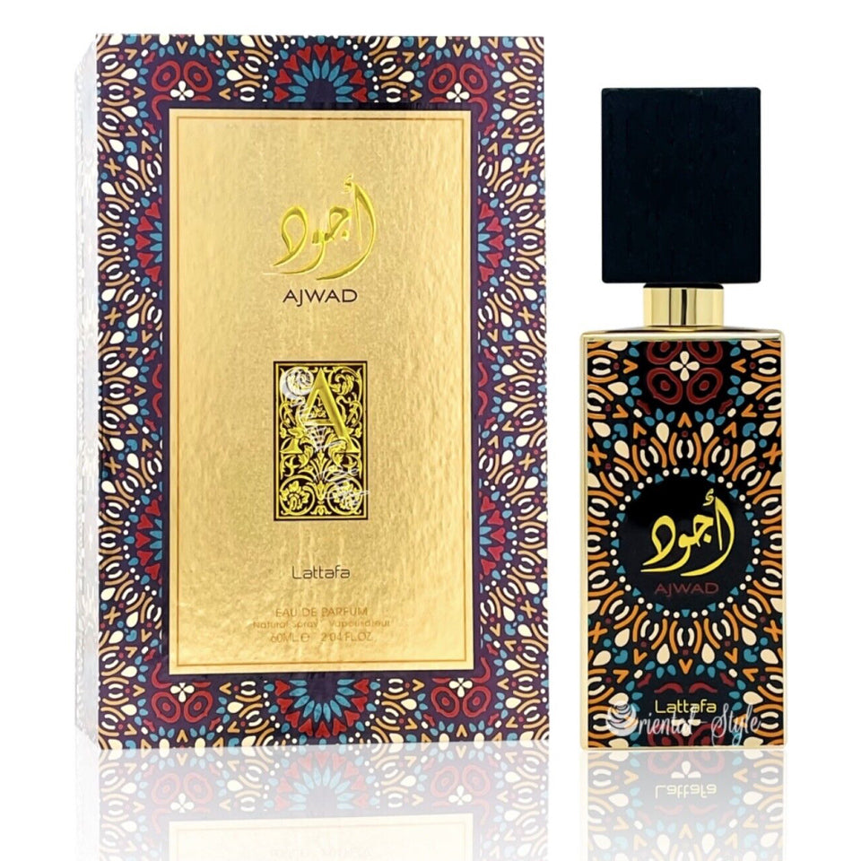 Ajwad EDP Unisex - 60ML (with pouch) by Lattafa